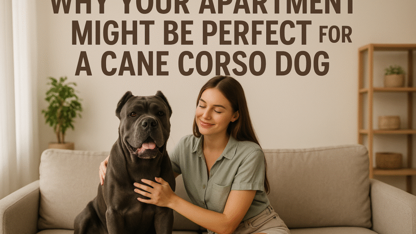 Why Your Apartment Might Be Perfect for a Cane Corso Dog?